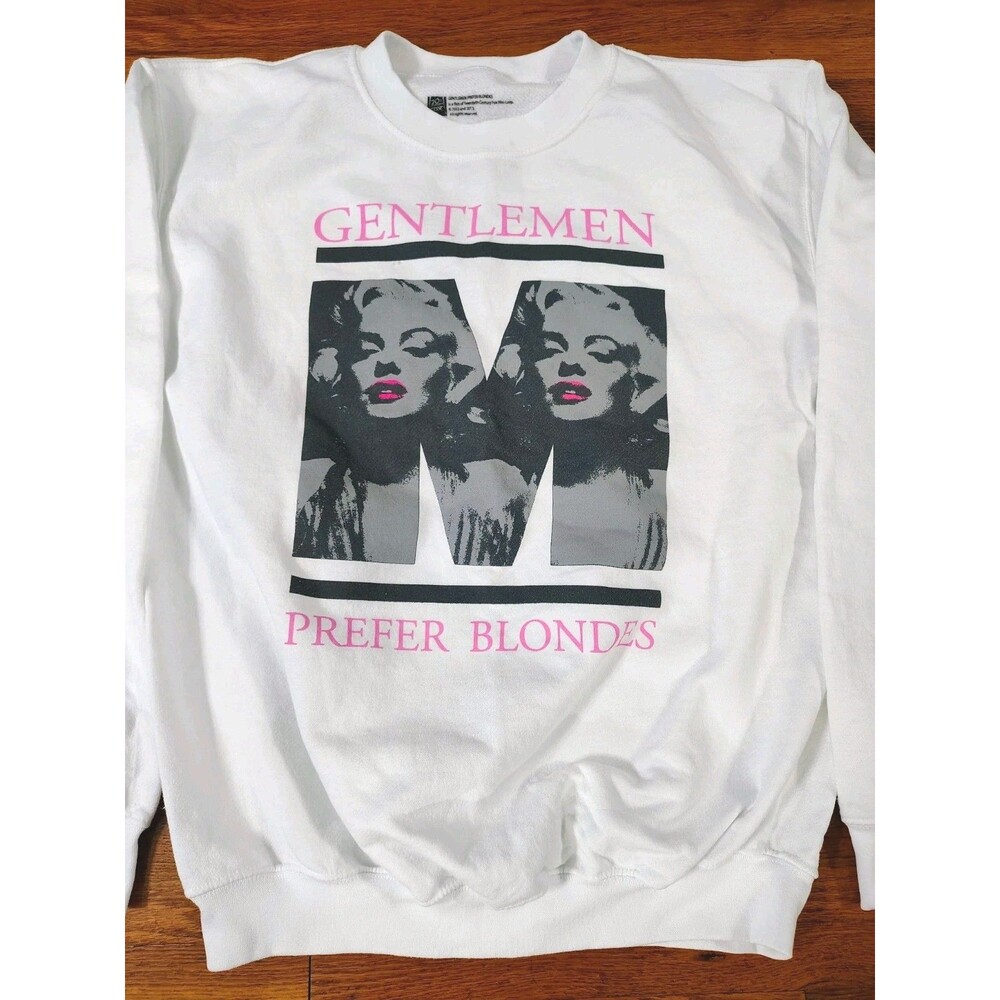 Marilyn Monroe Gentleman Prefer Blondes 20th Century Fox Sweatshirt Pullover M